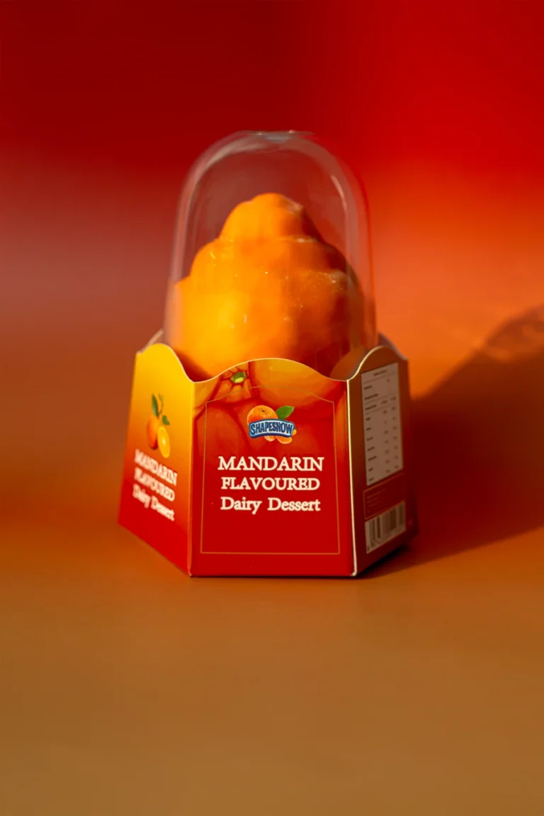 mandarin shaped ice cream