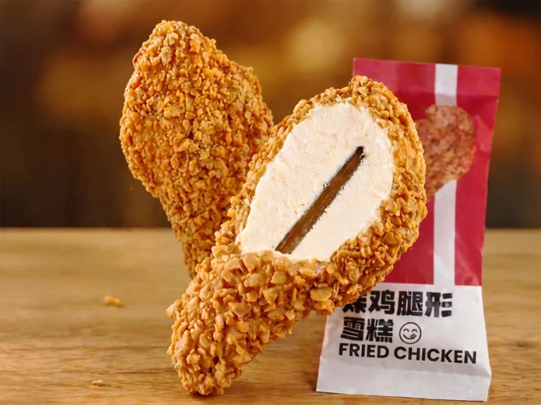 fried chicken ice cream